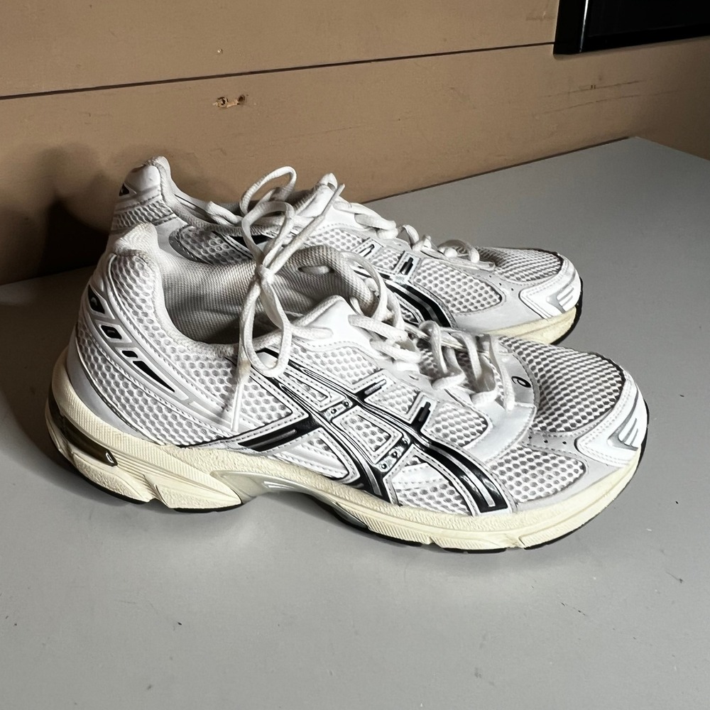 Asics Gel-1130 Mens Running Shoes White Black 1201A256 Size 10.5
